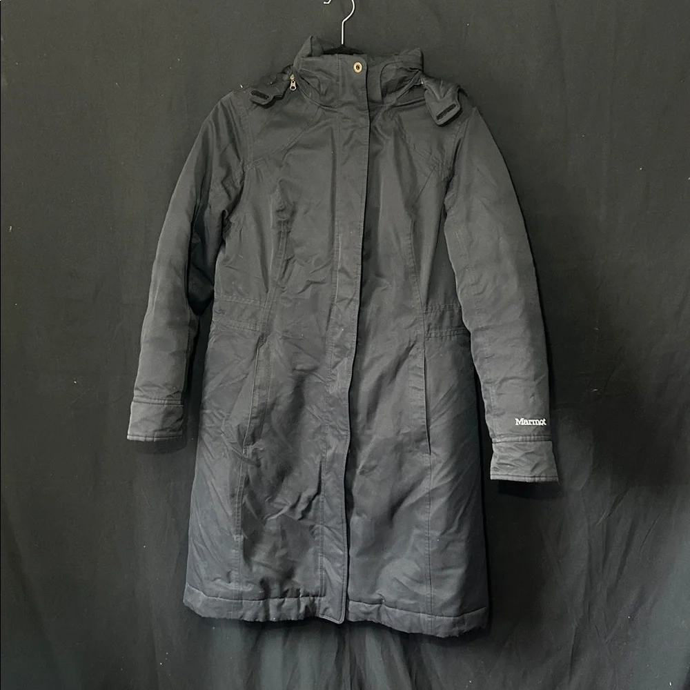 Marmot Women's Down Black Hooded Coat